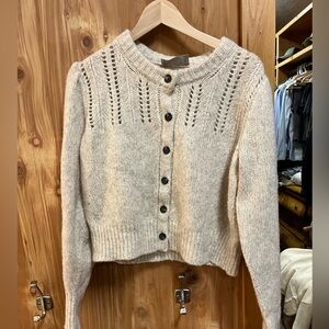 NWOT Everlane wool cardigan, size L, no signs of wear